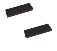 Lote de 2 cartuchos de tinta E/25 para tampón COLOP Printer 25, color Negro