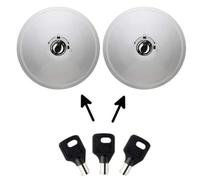 Lote de 2 cerradura antirrobo MERONI UFO3 Smart Duo blanco para vehículos comerciales - Cierre manual …