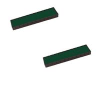 Lote de 2 cintas de tinta E/15 para recambio de tampón COLOP Printer 15, color verde