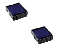 Lote de 2 cintas de tinta E/Q17 para recambio de tampón COLOP Printer Q17, color azul
