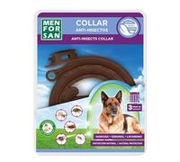 Lote de 2 Collar Antiparasitario Natural para Perros, Margosa + Geraniol + Lavandino, 60 cm, 3 Meses de Protección