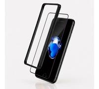 Lote de 2 Cristales Templados 9H para iPhone 7 Hardy Hardura con Marco Aplicador