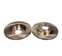 Lote de 2 Disco de freno MAXGEAR 19-0747 para OE 40206-00Q0D - 40206-00QAJ - 77