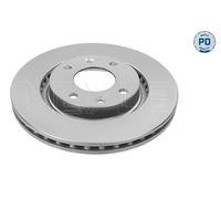 Lote de 2 Disco de freno Meyle 11-83 521 0017/PD para OE 16 131 913 80 - 16