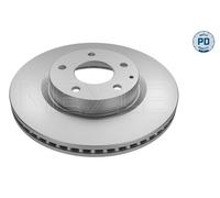 Lote de 2 Disco de freno Meyle 35-15 521 0043/PD para OE B45G-33-251A -