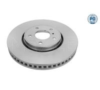 Lote de 2 Disco de freno Meyle 36-15 521 0068/PD para OE 40206-CL70A -