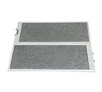 Lote de 2 filtros de metal antigrasa originales 530 x 206 mm campana 00460007, 460007 SIEMENS campana 00460007, 460007 SIEMENS