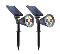 Lote de 2 focos solares proyector 100LM 2x SPIKY C34
