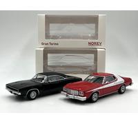 Lote de 2 Ford Gran Torino Starsky & Hutch + Cargador Rápido y Furioso 1/43 N...