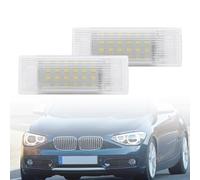 Lote de 2 lámparas de cortesía LED para puerta de bienvenida iluminación de puerta compatibles con BMW F20 F21 F22 F30 F31 F34 F32 F33 F36 F10 F11 F01 F02 F03 X1 X4 X5 X6