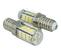 Lote de 2 lámparas LED E14 12 - 24 V CC, 4 W, color blanco neutro, 4500 K, para iluminación en cementerio, señalización fotovoltaica, barcos, camiones