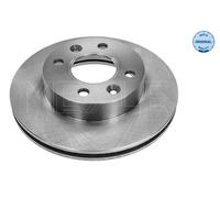 2x Disco de freno Eje delantero ventilado 16-15 521 0017 MEYLE para DACIA