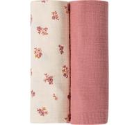 Lote de 2 muselinas de algodón - BUBABA - Rosa FreeON