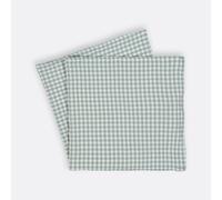 Lote de 2 muselinas de gasa de algodón, 70x70 cm, Croizic. Talla Única. Color Verde