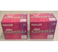 Lote De 2 Packs De 10 CD-RW Vacio Maxell 700MB 80Min 4x 10MM Nuevo (20 CD Total)