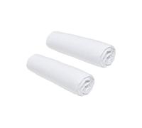 Lote de 2 sábanas ajustables TODAY Essential - 90 x 190 cm - 1 persona - 100% Algodón - Tiza