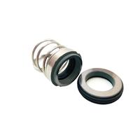 Lote de 2 sellos mecánicos BIA-25, repuesto for sello BIA fuelle caucho elastómero resorte simple, tamaño del eje 25 mm, SIC/SIC/VIT, for bomba mecánico