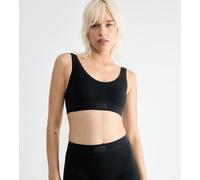 Lote de 2 sujetadores top Double Comfort Mujer Talla 40. Color Negro