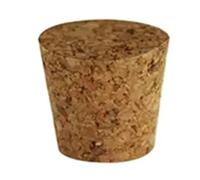 Lote de 2 tapones de corcho for tubos de laboratorio, de 51 mm a 105 mm de diámetro, for matraces de vidrio.(72x61x35mm)
