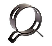 Lote de 20 abrazaderas de manguera de acero al manganeso 65MN, color negro, con resorte de 5 mm a 27 mm, con hebilla elástica de acero for tubería de agua.(20Pcs 6mm)