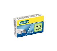 Rapid 24861300 Grapas - 1000 unidades, 26/6mm