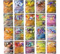 Lote de 20 cartas Pokémon Ex/V en japonés aleatorio - Ultra Raro/Doble Raro - Versión japonesa oficial JP - TCG auténtico - Lote aleatorio de cartas Pokémon para colección y regalo
