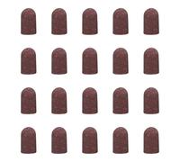 Lote de 20 prácticas mangas de lijado de grano 80 - 180 para cortaúñas, adecuadas para manicura, pedicura y podología, uso en uñas