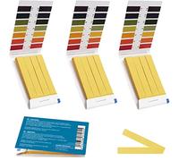 Lote de 240 tiras de prueba, pH 1 a 14, indicador, papel de tornasol, para agua, tierra, bebidas y otras sustancias (universales)