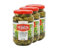Lote de 3 alcaparras de vinagre - Pedriza - Tarro de 180 g