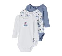 Lote de 3 bodies de manga larga para bebé Name it Dino 2 meses