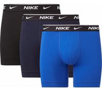 Lote de 3 boxers lisos de algodón stretch Hombre Talla M. Color Negro