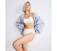 Lote de 3 bragas de algodón Go Daily Mujer Talla XL. Color Blanco