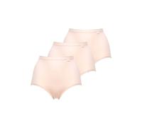Lote de 3 braguitas altas Simplement de algodón orgánico Mujer Talla 52. Color Rosa