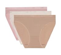 Lote de 3 braguitas Pockets Ecodim Mujer Talla 36/38. Color Beige