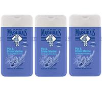 Lote de 3 geles de ducha Le Petit Marseillais extra suaves con pino e hinojo marino, 250 ml