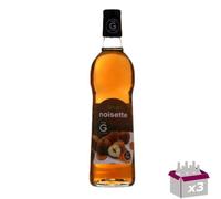 Lote de 3 jarabes Gilbert - Hazelnut - 3x70cl