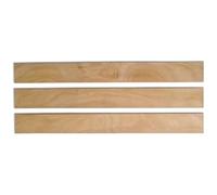 Lote de 3 Lamas 61 cm ancho 53mm 610x53x8 | Para somier cama sofá clic clac BZ | Láminas curvadas 7 capas para recambio, refuerzo resistente | soporte de colchón madera de haya duradera SCM Créations®