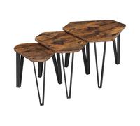 Juego de 3 Mesas Auxiliares para Salón