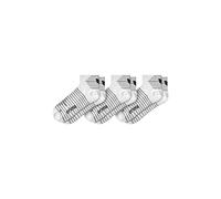 erima GmbH Calcetines Deportivos Calcetines Cortos, Pack De 3 Unid, Mujer, Blanco, 39-42