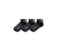 erima GmbH Calcetines Deportivos Calcetines Cortos, Pack De 3 Unid, Hombre, Negro, 43-46