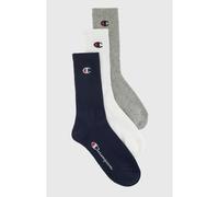 Lote de 3 pares de calcetines logotipo pequeño Hombre Talla 35/38. Color Blanco