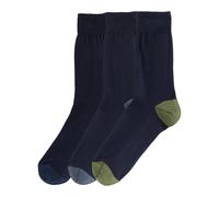 Lote de 3 pares de calcetines MIX&MATCH Hombre Talla 39/42. Color Azul