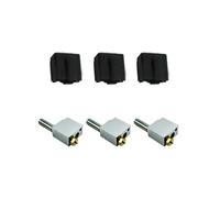 Lote de 3 piezas for FLSUN Delta SR Hotend Suit Super Racer, accesorio for impresora 3D, boquilla de latón, bloque de calor, garganta, funda de silicona con protección contra el calor. distintivo