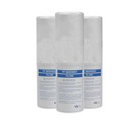 Lote de 3 recargas anti-sedimento 50 micras para puerta de filtro 9-3/4-10 pulgadas