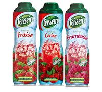 Lote de 3 Siropes Fresa Frambuesa Cereza 3X0,6 L