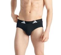 Lote de 3 slips lisos Active Flex Cotton Hombre Talla S. Color Negro