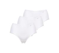 Lote de 3 slips Simplement de algodón orgánico Mujer Talla 40. Color Blanco