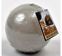 Lote de 3 velas decorativas perfumadas, antitabaco, para la decoración del interior de tu casa y para crear un ambiente gris, aroma de sándalo y saludable, 7,5 cm, duración 24 horas.