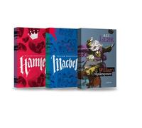 Lote de 3 volúmenes: Hamlet + Macbeth + Rei Lear- William Shakespeare