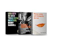 Lote de 3 volúmenes: Leia isto 2ª ed. + Daido Moriyama + Pense como um
